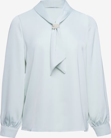 Chemisier usha BLACK LABEL en bleu : devant