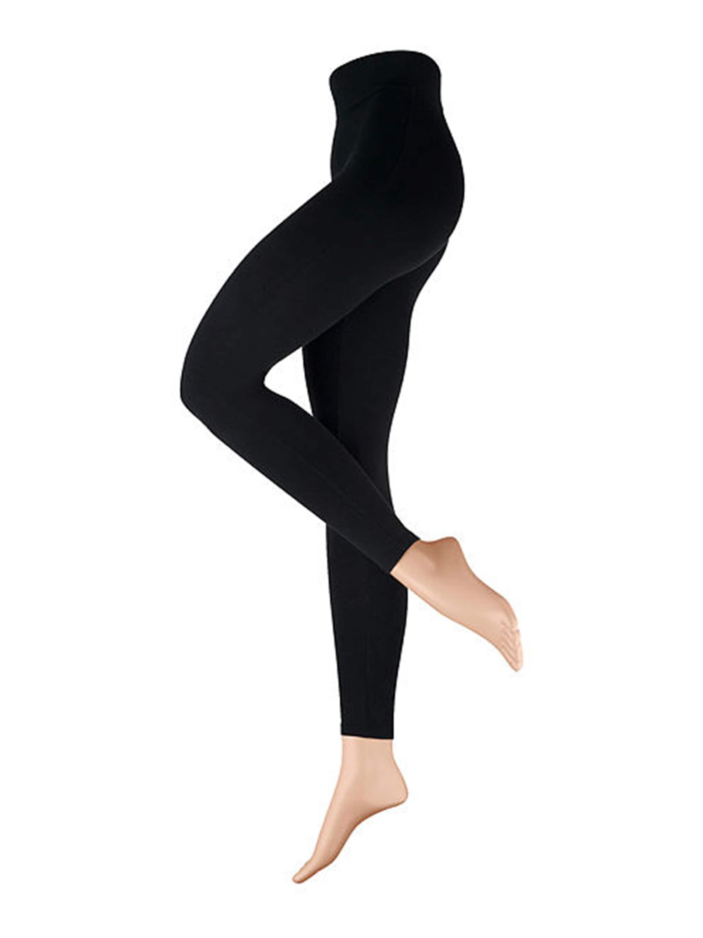Nur Die Slim fit Leggings ' aus Baumwolle ' in Black