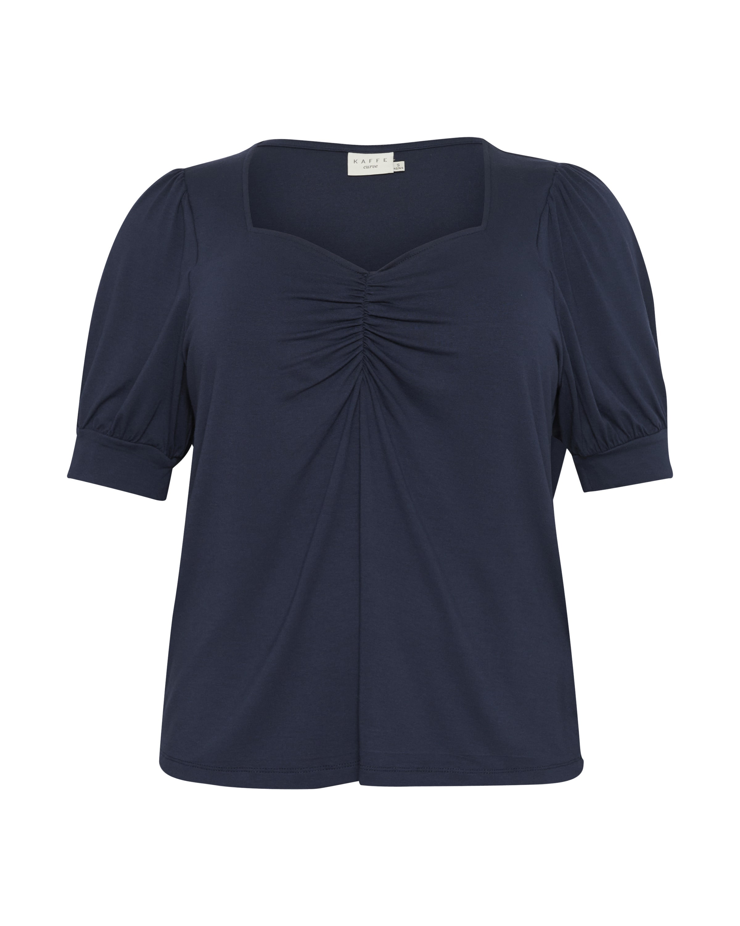 KAFFE CURVE Shirt 'KC Sissy' in Blau: Vorderseite