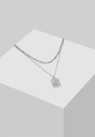 ELLI PREMIUM Halskette 'Figaro' in Silber