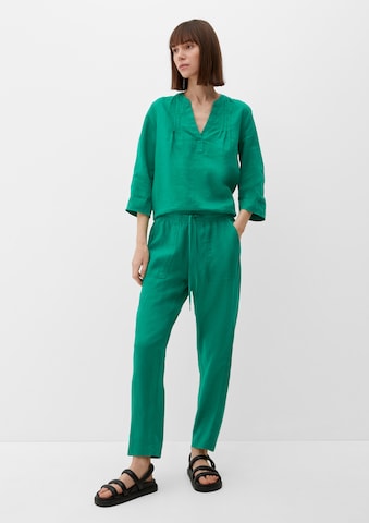 Effilé Pantalon s.Oliver en vert