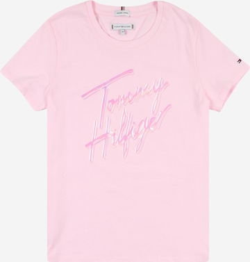 Maglietta di TOMMY HILFIGER in rosa: frontale