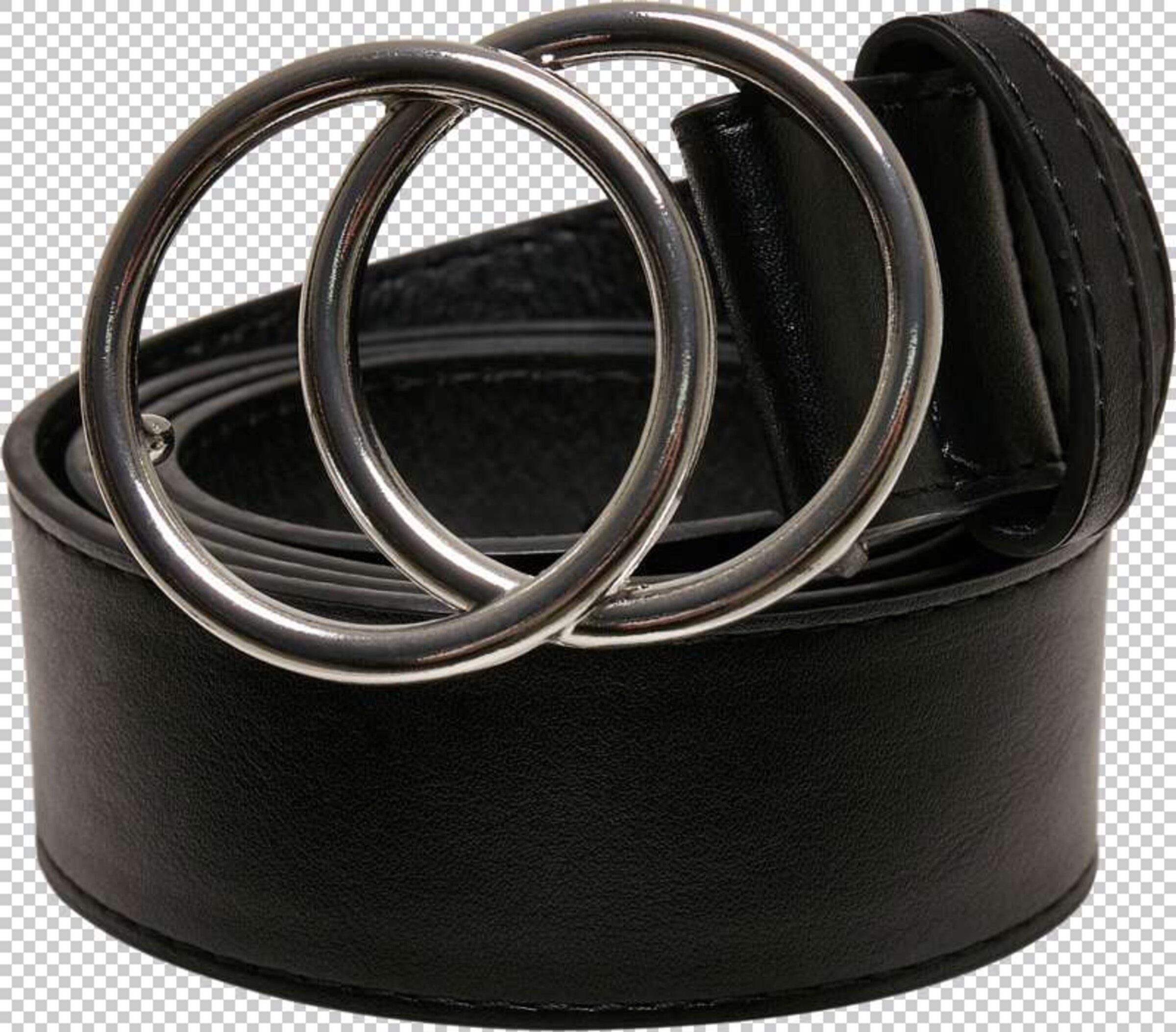 Ceinture Urban Classics en noir : devant