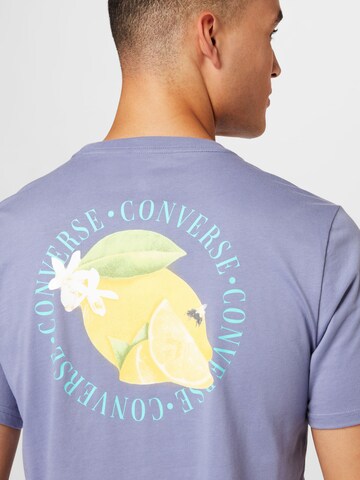 CONVERSE Shirt 'Fresh Lemon' in Lila