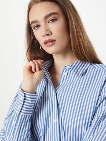 Monki Shirt Dress in Blue