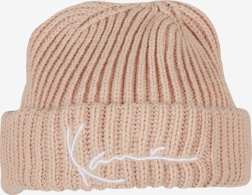 Karl Kani Beanie in Pink: front