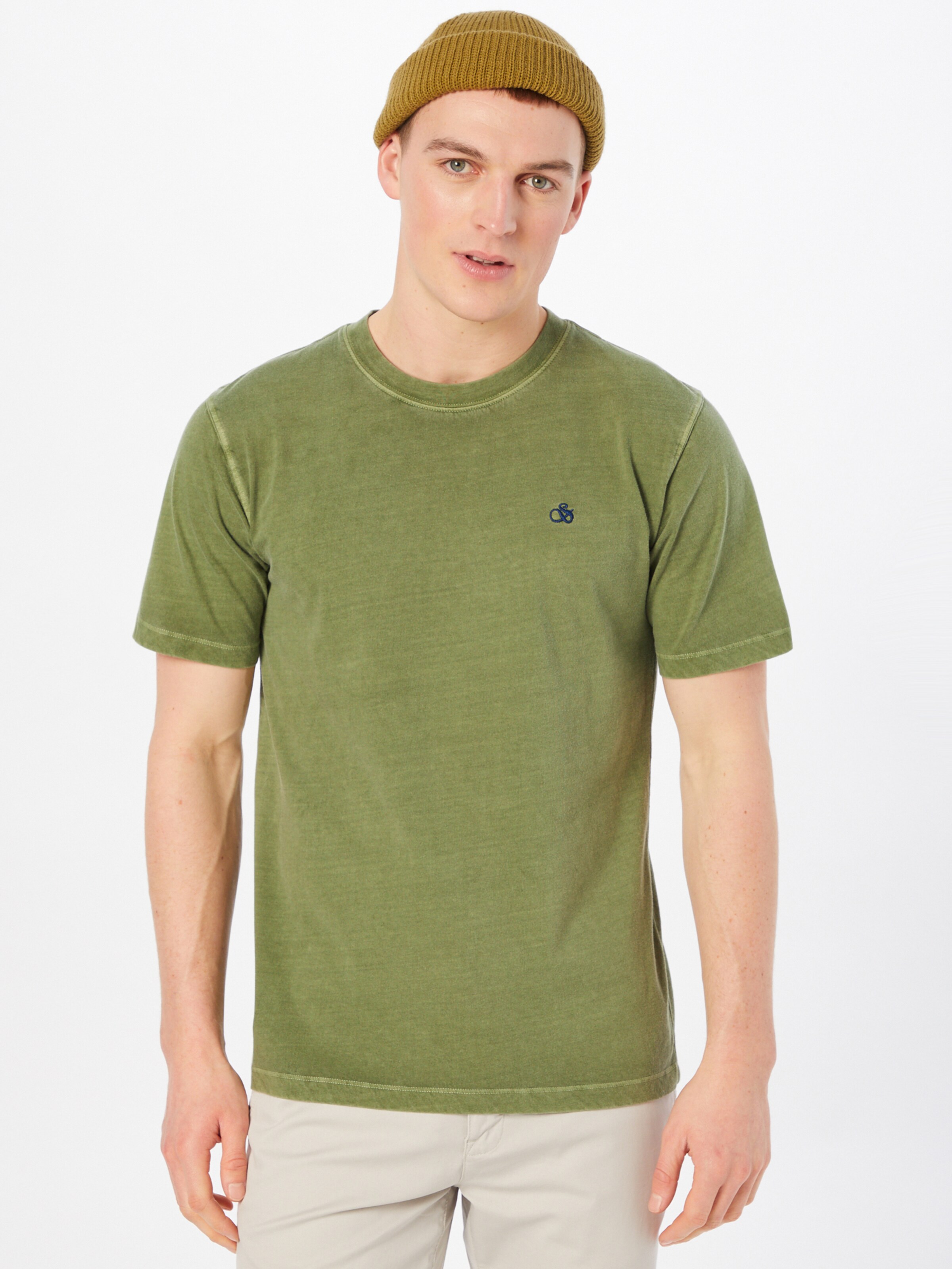 Männer Shirts SCOTCH & SODA T-Shirt in Oliv - RM32316 Männer Shirts SCOTCH & SODA T-Shirt in Oliv - RM32316