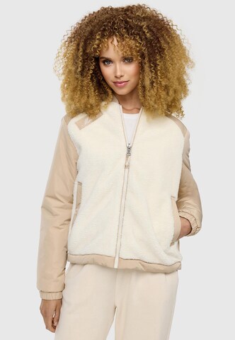 MARIKOO Between-season jacket 'Sayoo' in Beige: front