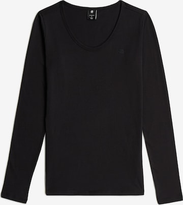 T-shirt G-STAR en noir : devant