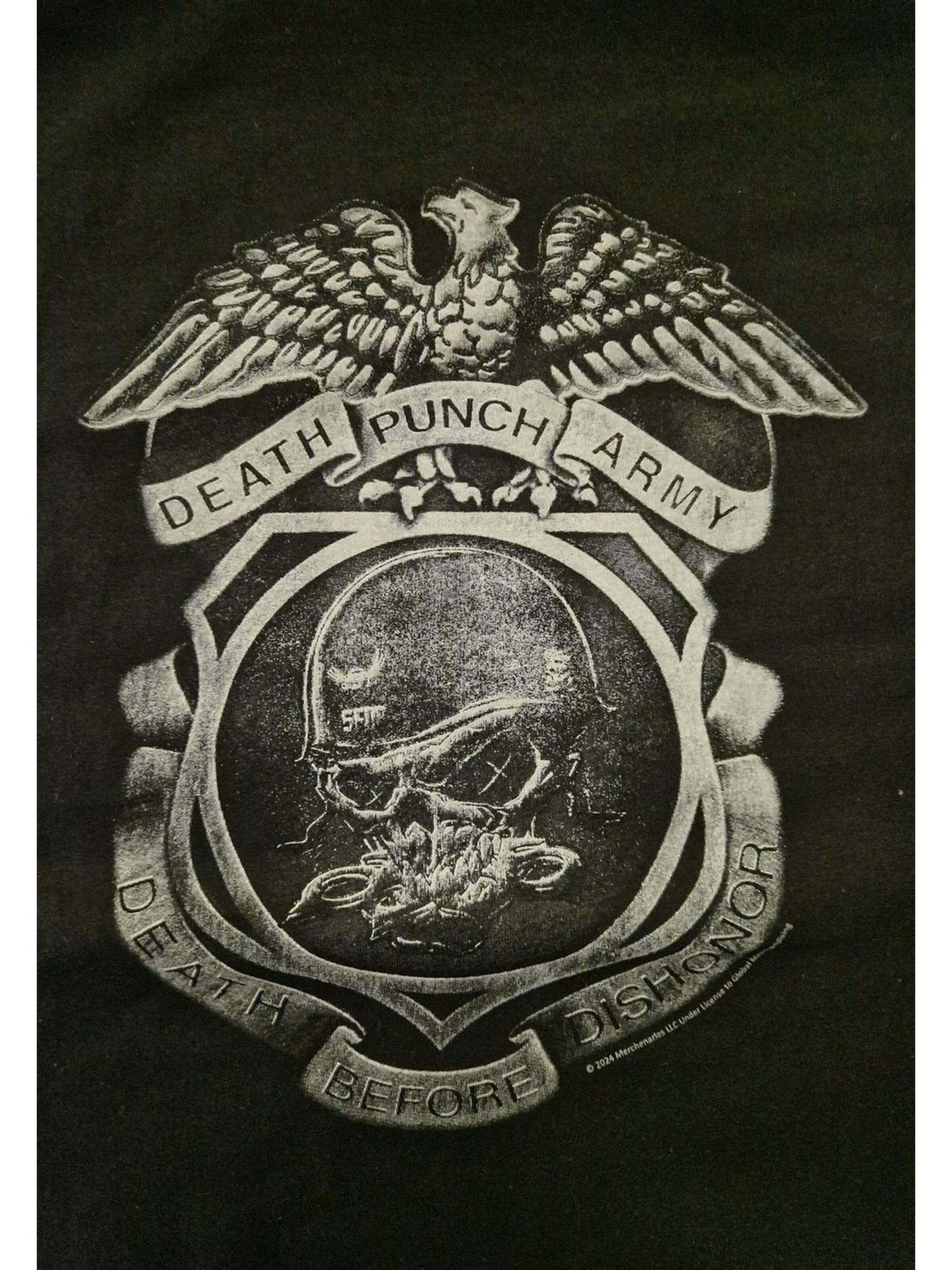 Felpa 'Five Finger Death Punch EnForcer' di Rockshirts in nero