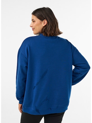 Active by Zizzi - Sweatshirt em azul