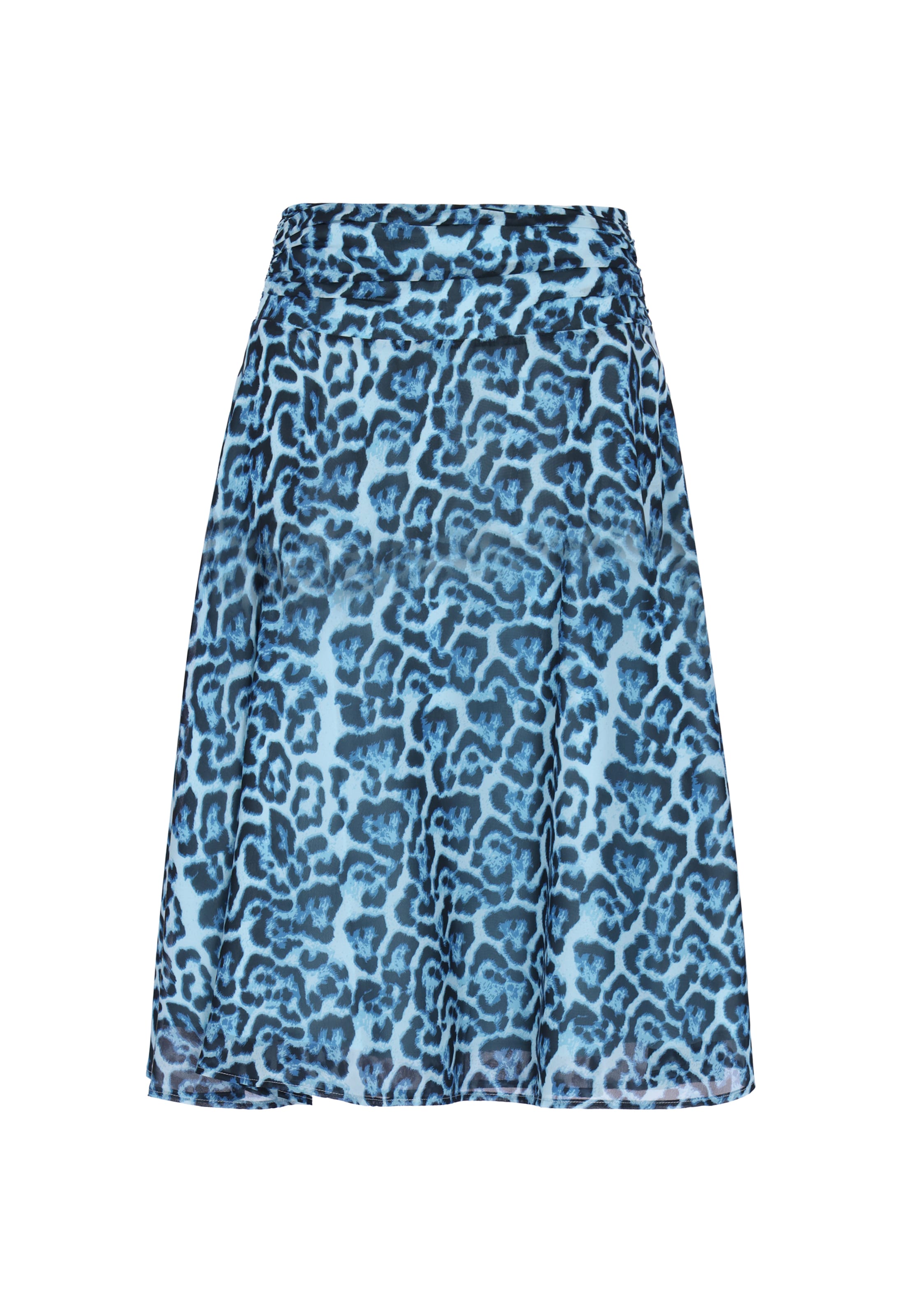 faina - Saia em azul: frente