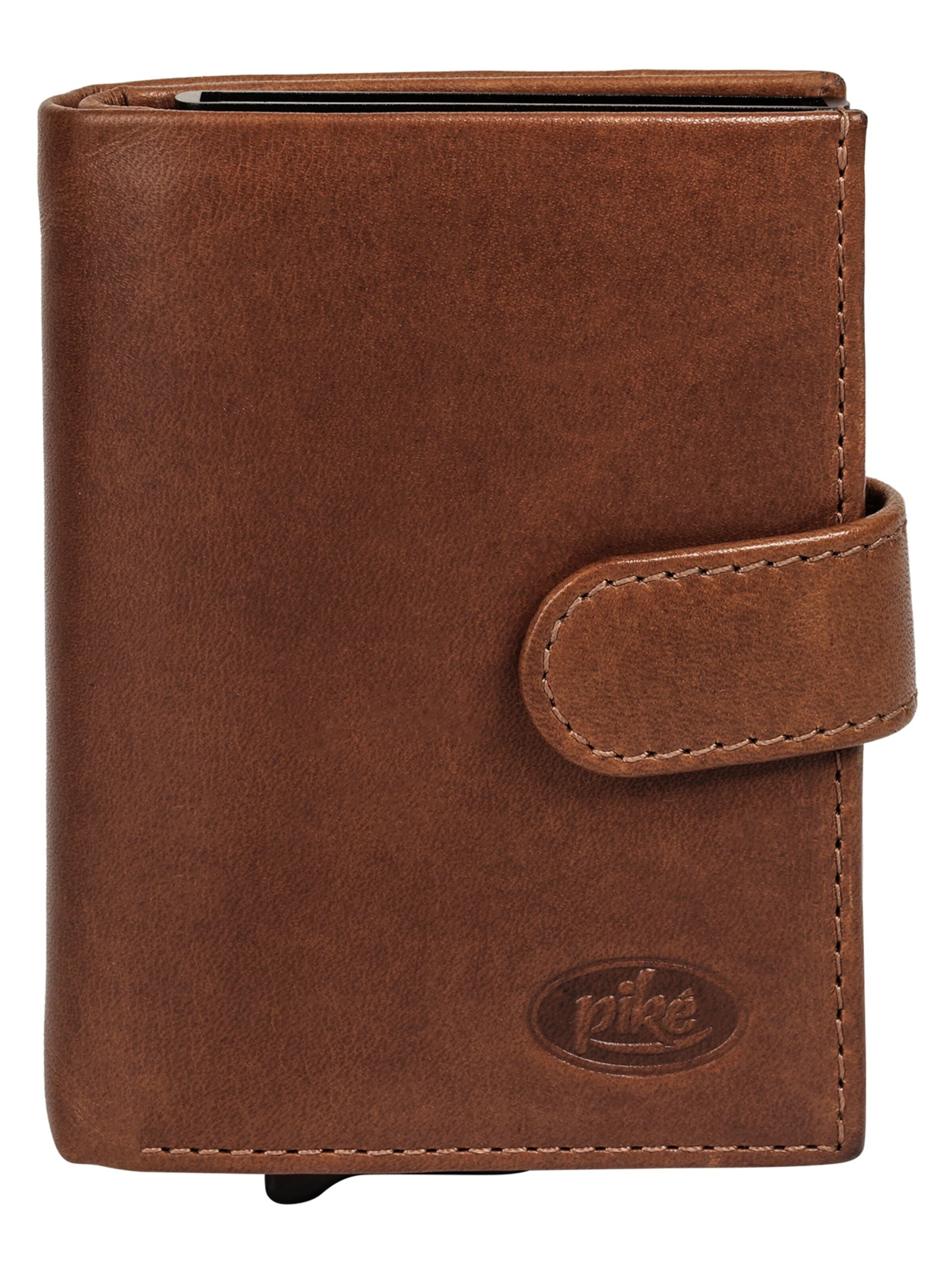piké Wallet in Brown: front