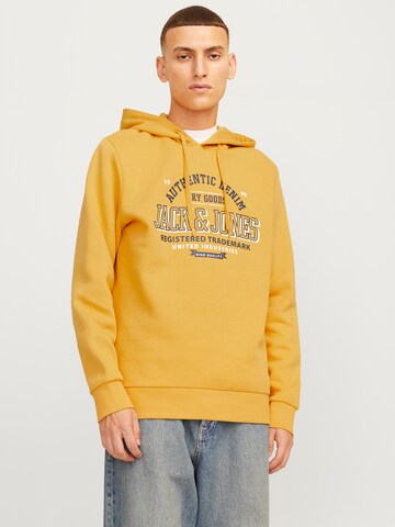 JACK & JONES Sweatshirt in Geel: voorkant