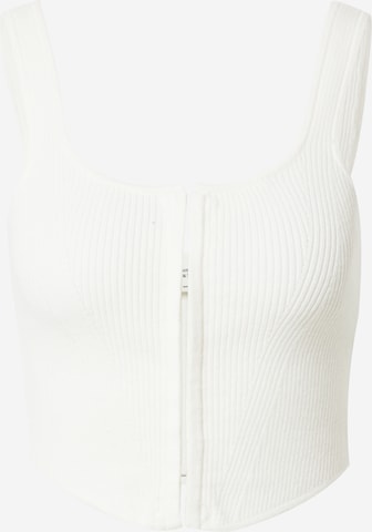 Abercrombie & Fitch Knitted Top in Beige: front