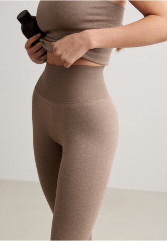 Regular Leggings Aim'n en marron