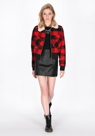 Veste mi-saison myMo ROCKS en rouge