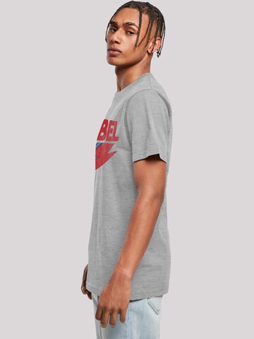F4NT4STIC Shirt 'David Bowie' in Grau
