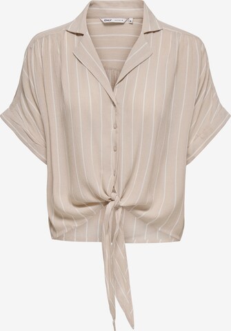 Chemisier 'ONLPAULA' ONLY en gris : devant