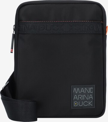 MANDARINA DUCK Umhängetasche 'Warrior' in Schwarz: predná strana