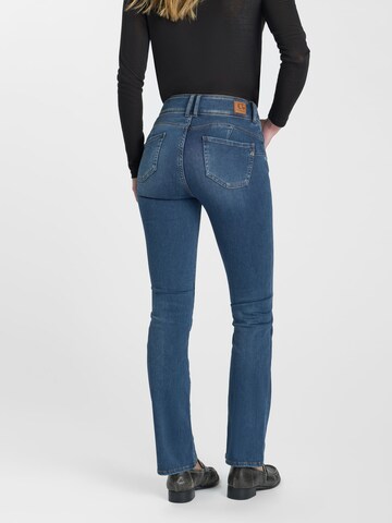 Le Temps Des Cerises Bootcut Jeans in Blauw