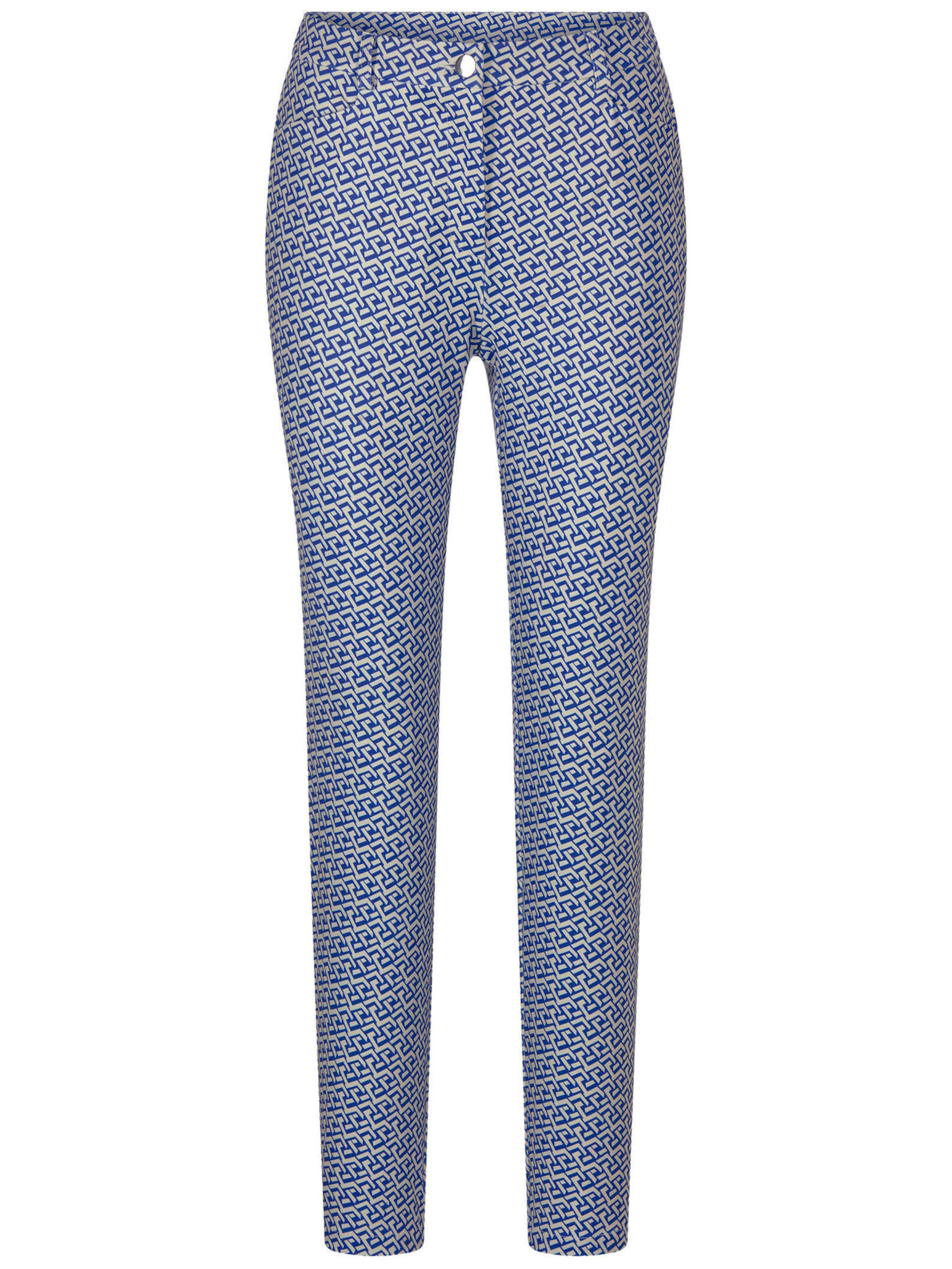 Goldner Slim fit Trousers 'Louisa' in Blue: front