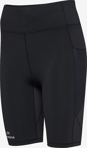 Coupe slim Pantalon de sport Newline en noir