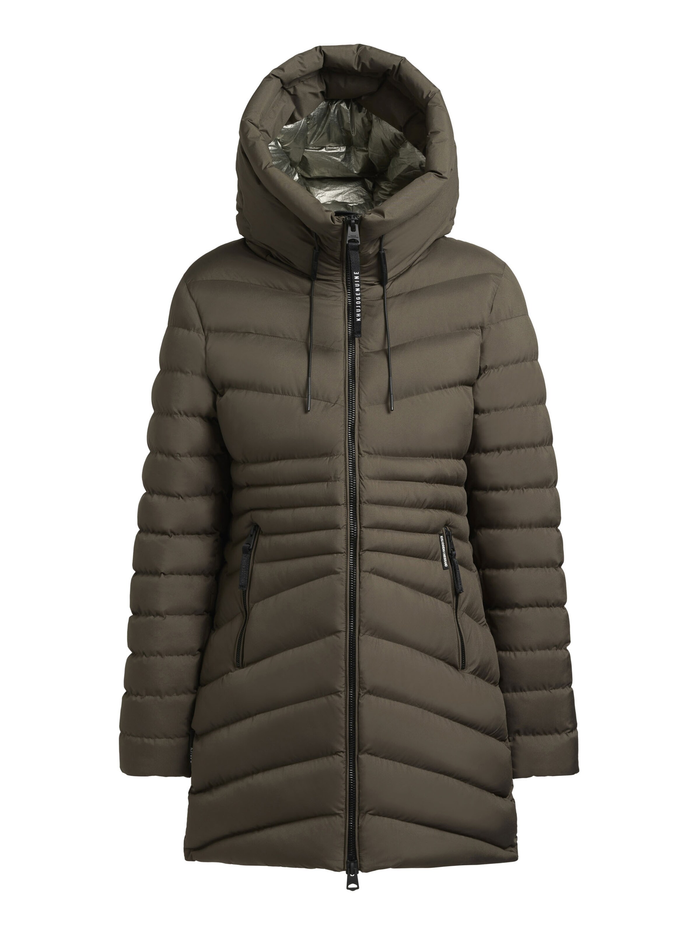 Cappotto invernale 'SAMAR' di khujo in verde: frontale