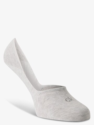 Calvin Klein Ankle Socks in Grey: front