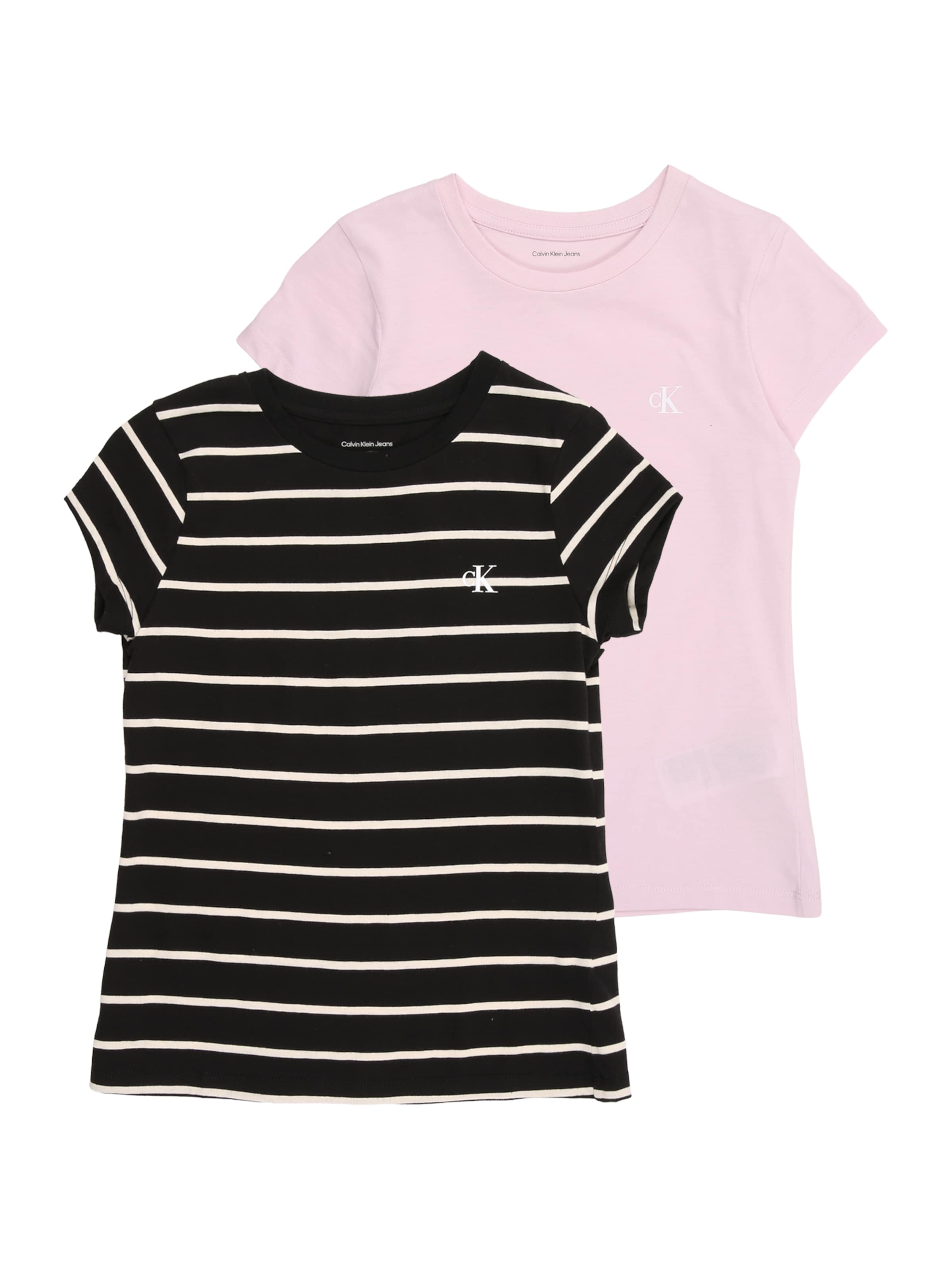 Calvin Klein Jeans Póló - rózsaszín: elől