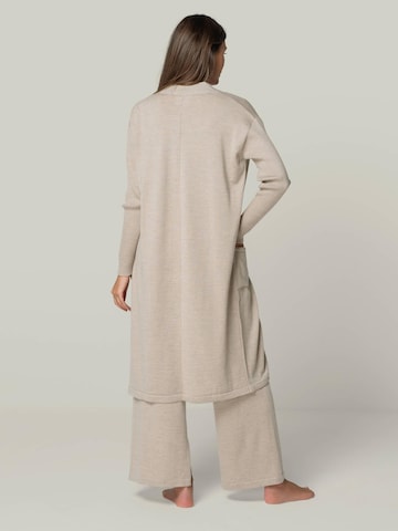 YOU LOOK PERFECT Hausanzug 'LOUNGEWEAR SET  - Cardigan Blossom & Top Blossom & Pants Bailey' in Beige