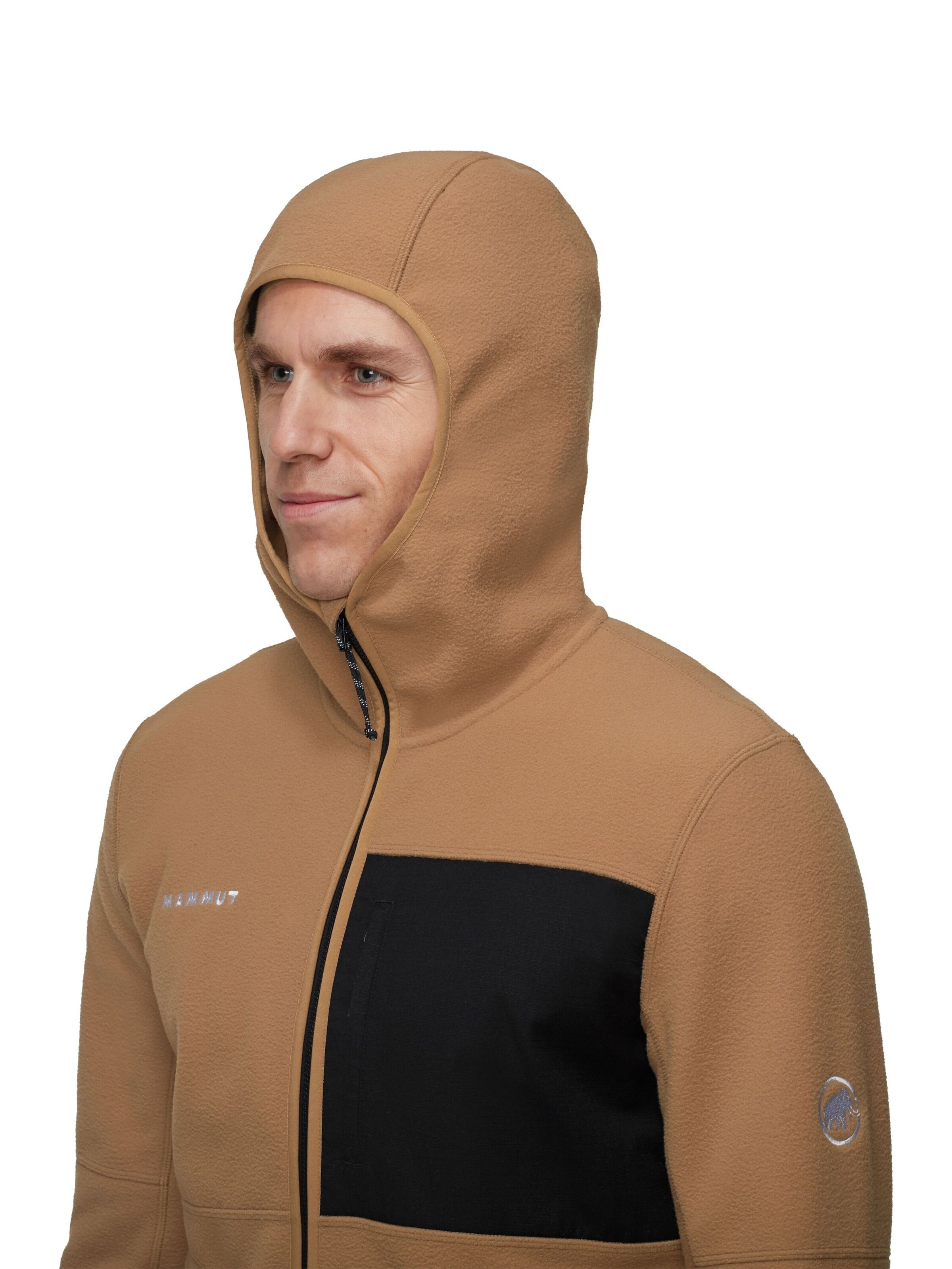 MAMMUT Athletic Fleece Jacket 'Tamaro' in Brown