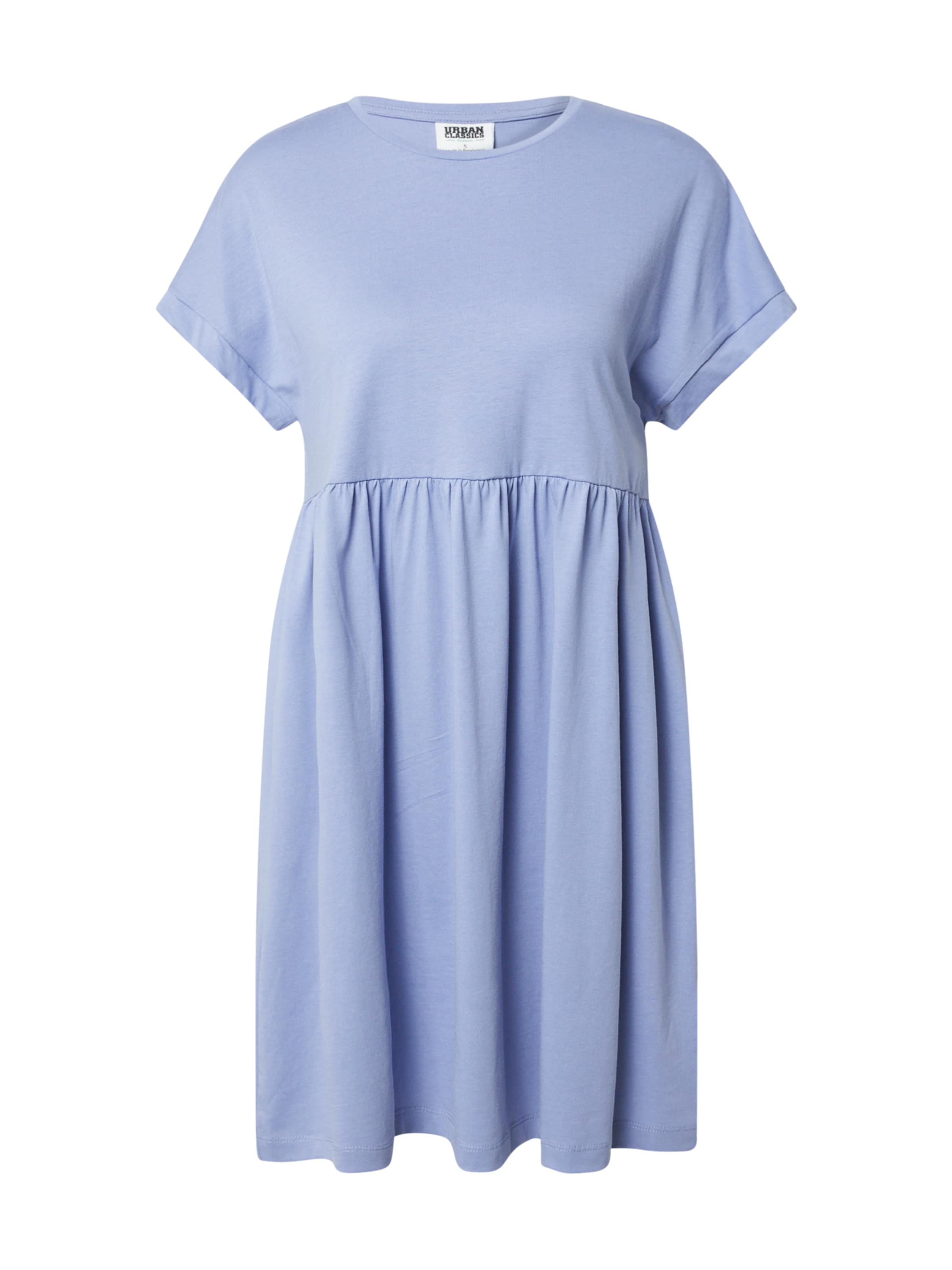 Urban Classics Šaty 'Empire Valance' – modrá: přední strana