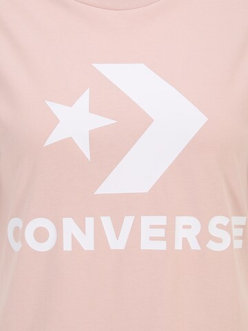 CONVERSE Koszulka w kolorze różowy