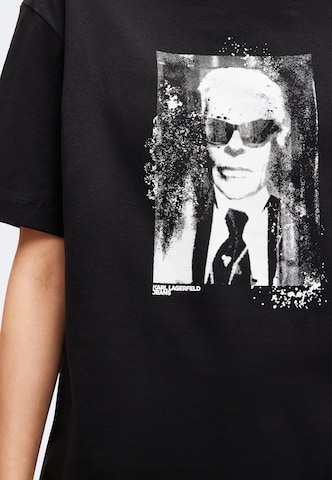 KARL LAGERFELD JEANS Koszulka w kolorze czarny