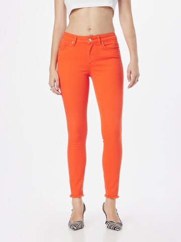 ONLY Skinny Jeans 'Blush' in Rood: voorkant