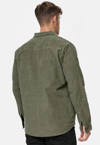 INDICODE JEANS Regular fit Overhemd 'Thyge' in Groen