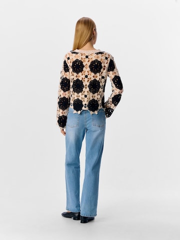 OBJECT Sweater 'OBJElena' in Beige