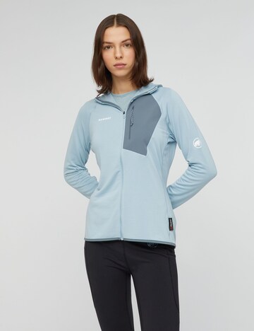 MAMMUT Athletic Fleece Jacket in Blue: front