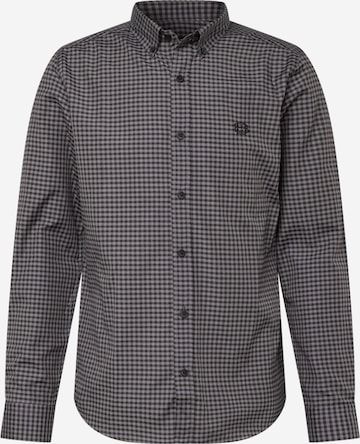 BURTON MENSWEAR LONDON Regular fit Button Up Shirt in Grey: front