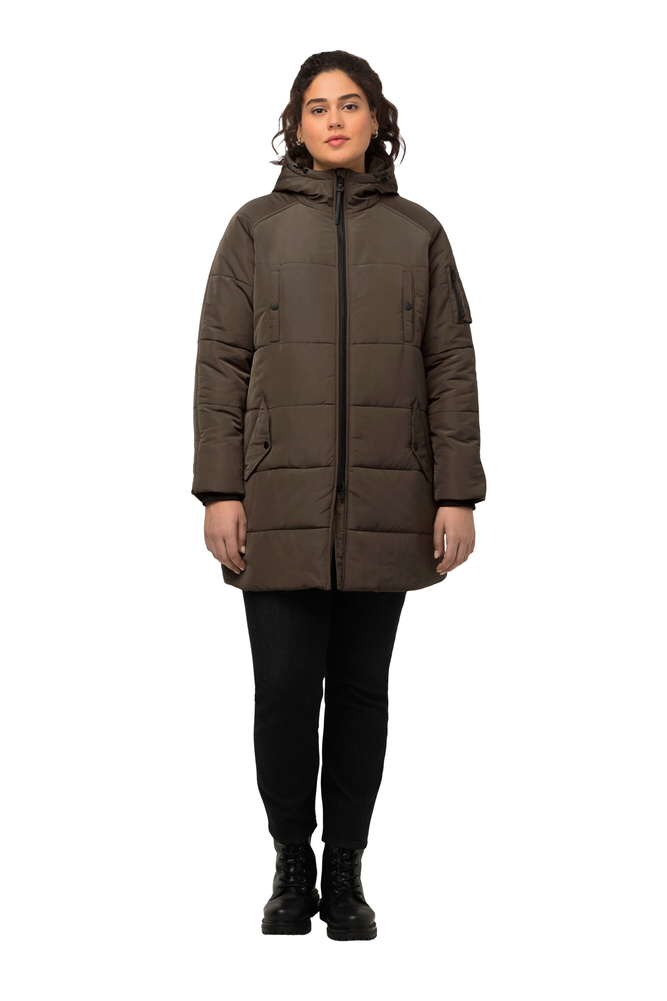 Ulla Popken Performance Jacket in Brown