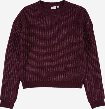 NAME IT Sweter w kolorze fioletowy: przód