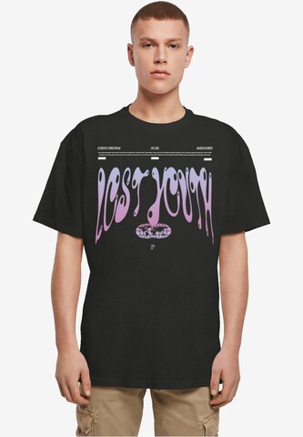 T-Shirt 'Authentic' Lost Youth en noir : devant