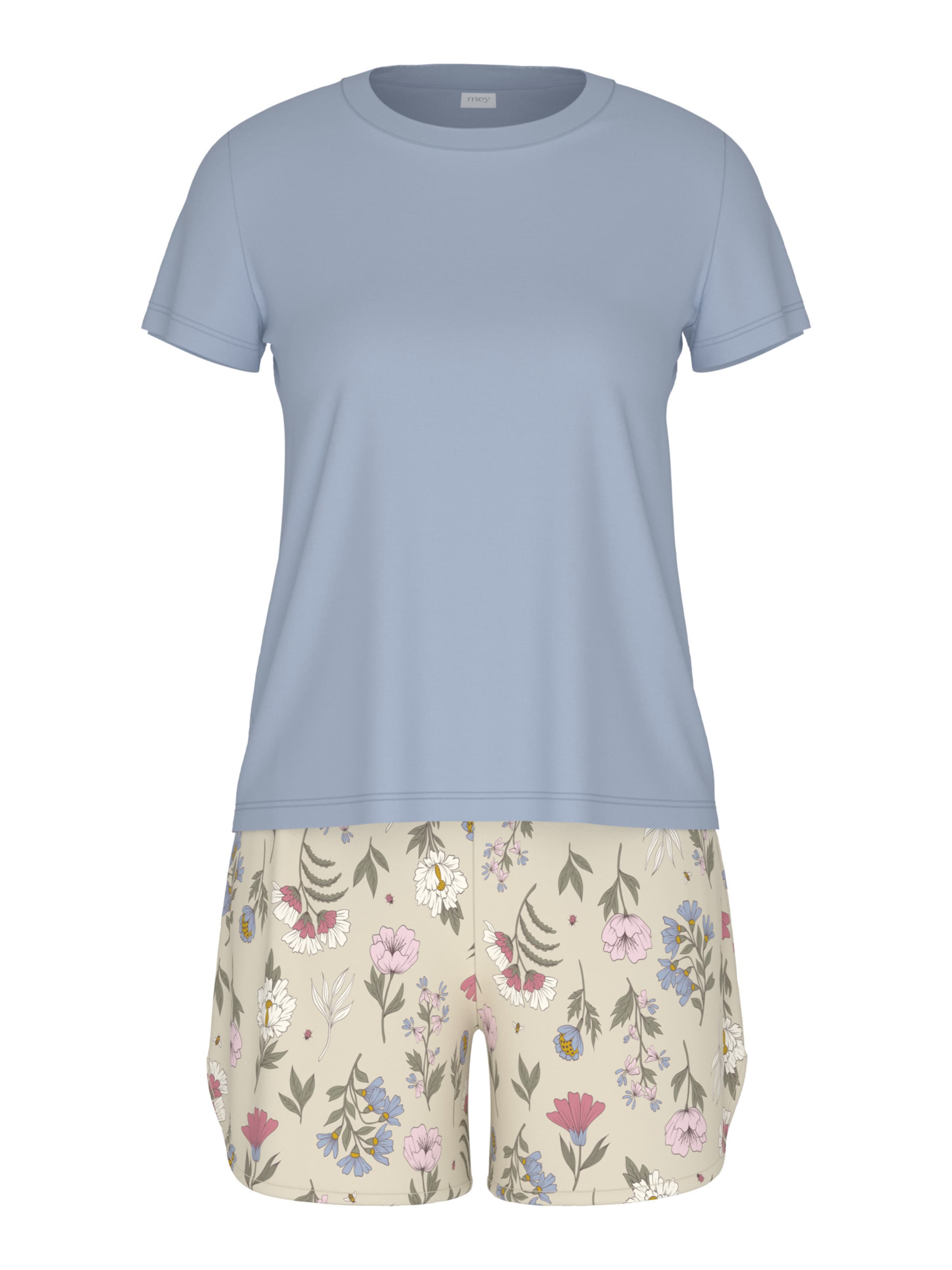 Shorty Mey en blanc : devant