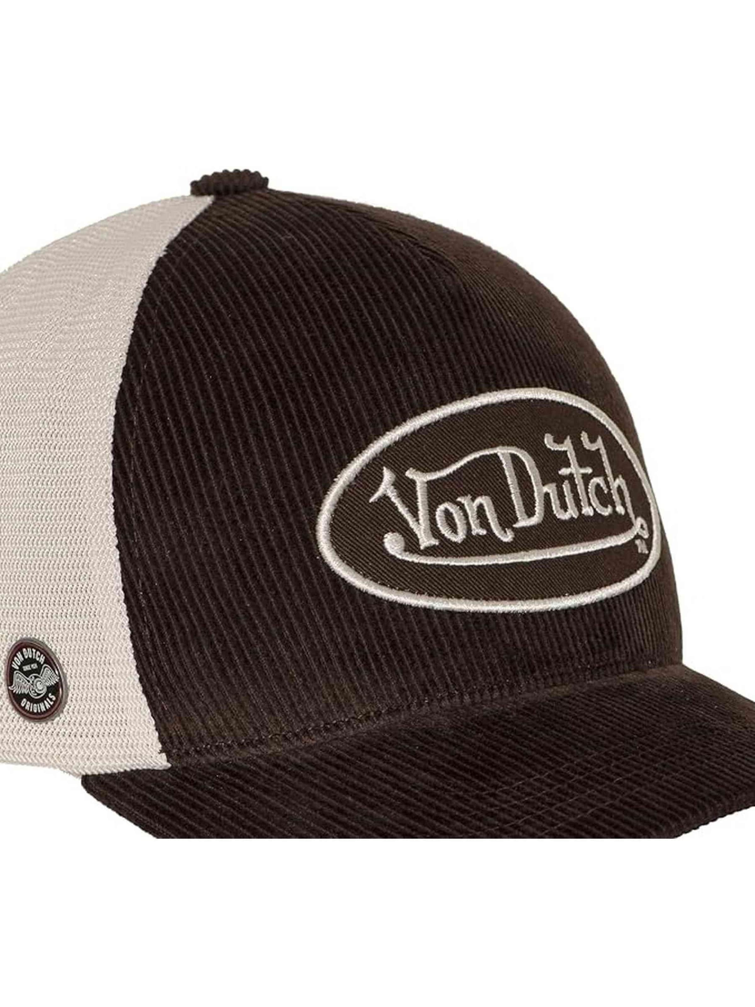 Von Dutch - Gorra 'Gorra von dutch marron corduroy trucker cap' en marrón