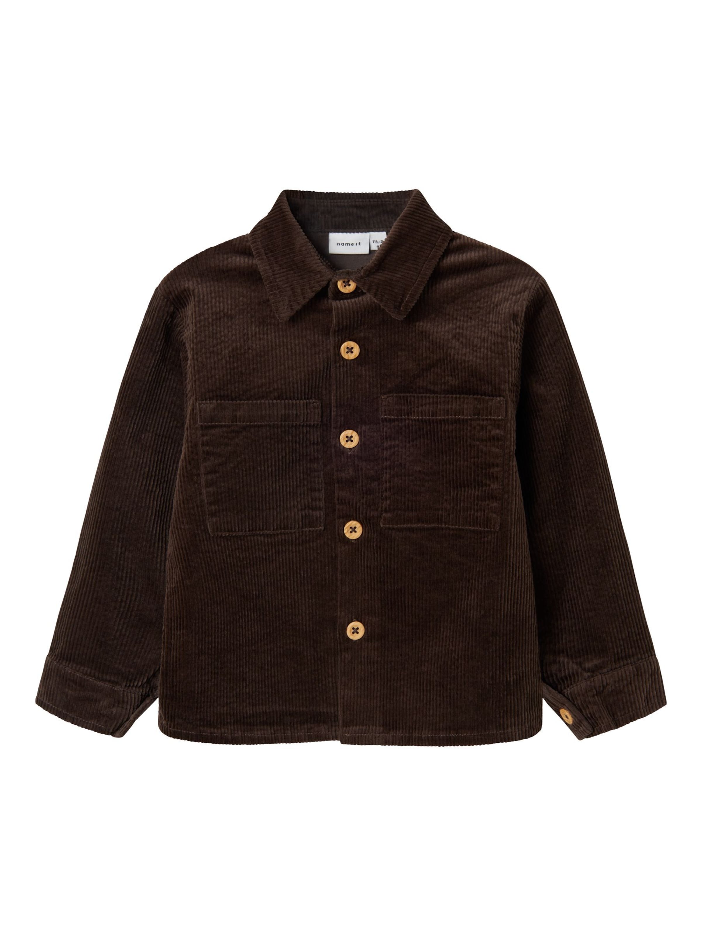 NAME IT Regular Fit Skjorte i brun: forside