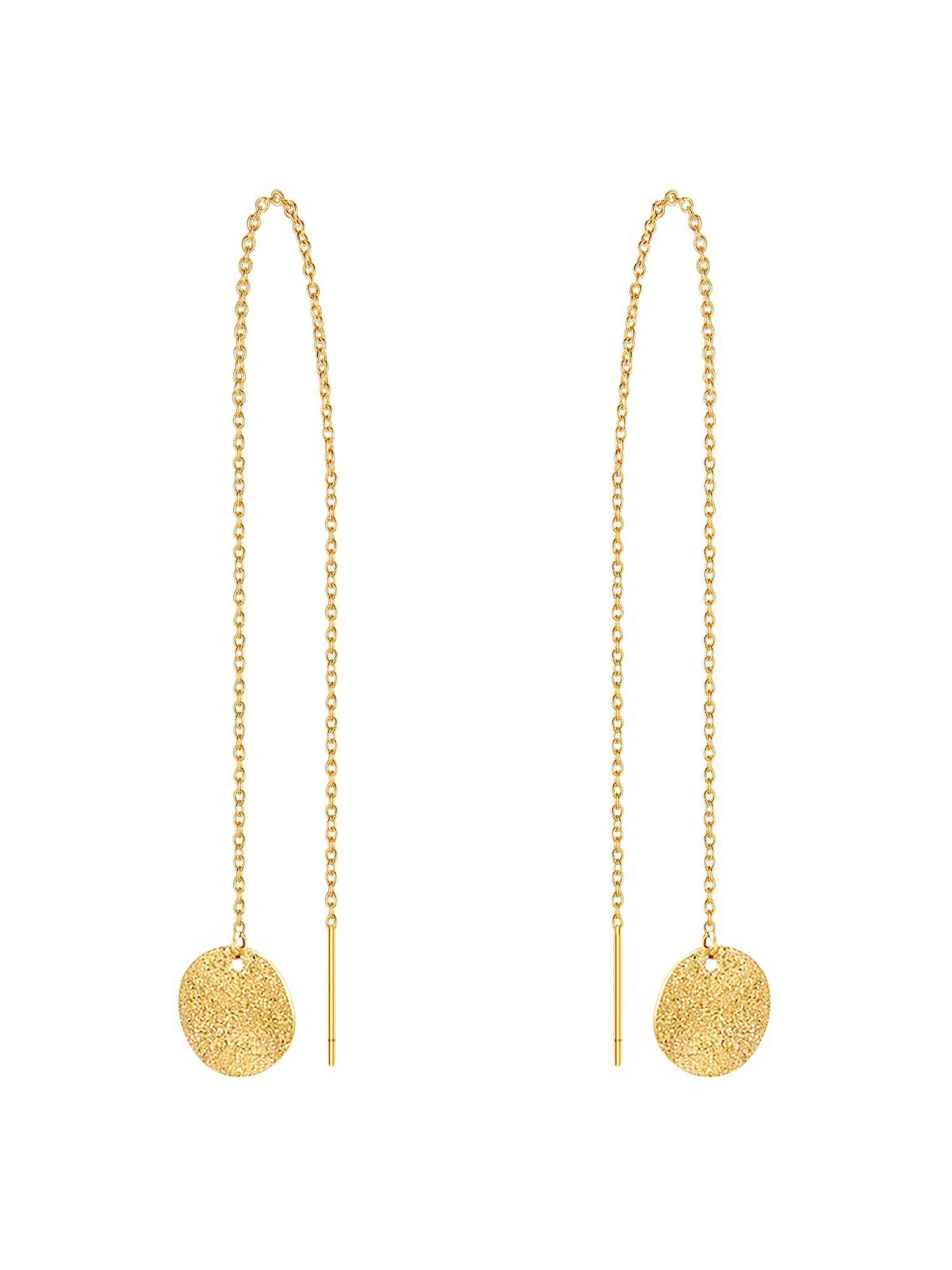 Eastside Oorbellen in Goud: voorkant