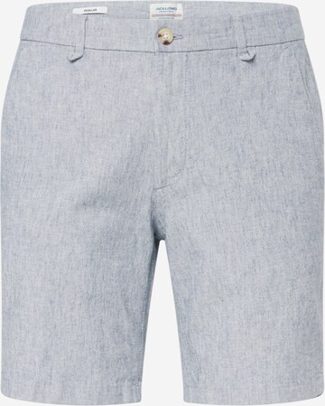 JACK & JONES Chino kalhoty 'Palma' – modrá: přední strana