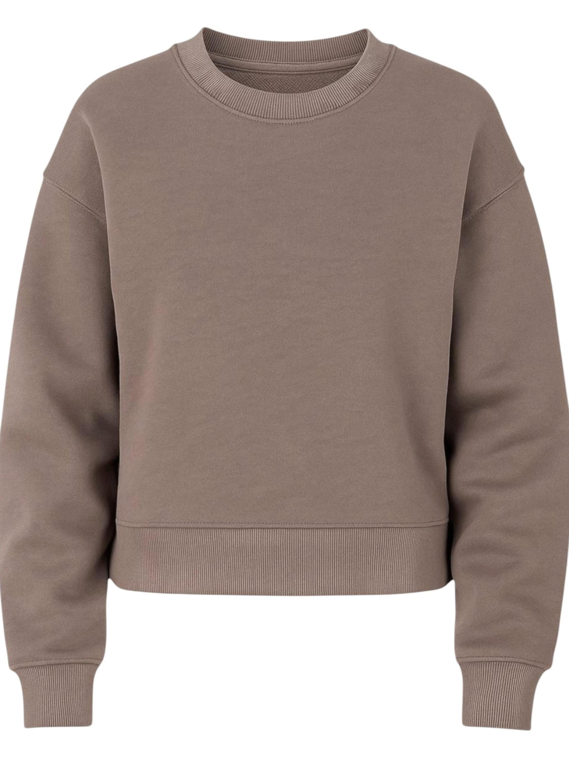 fashionshowcase Oversizepullover 'CozyEssential Sweater'‌‌‌‌‌‌ in Beige: Vorderseite