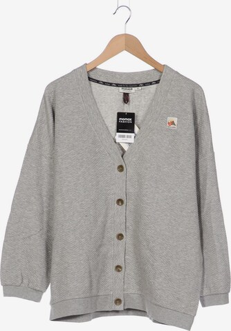 Maloja Sweatshirt & Zip-Up Hoodie in L in Grey: front